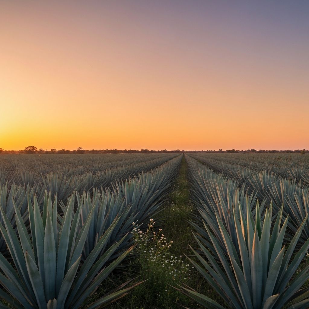 Peaceful botanical landscape